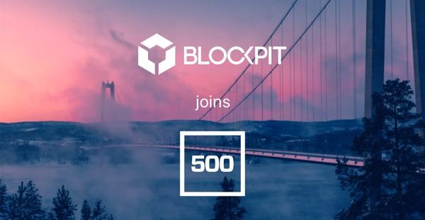 Press Release: Blockpit Joins 500 Startups First Blockchain Accelerator