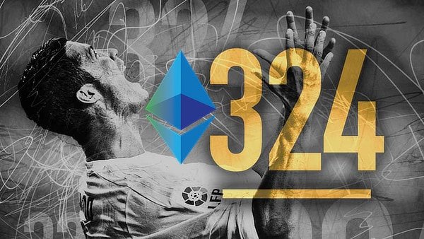  ethereum 324 eyes significant writing time volumes 