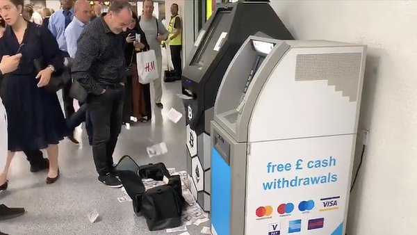 Bitcoin ATM Spits Out Cash