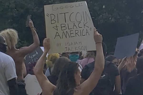  protestors states united outrage bitcoin amid african-american 