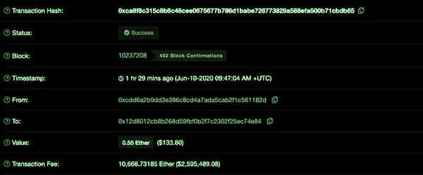 Guy Pays $2.5 Million in Fees For One Ethereum Transaction, Hack or China Crackdown?