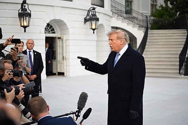 Trump scolding the press because 'it's just Trump,' Sep 2026