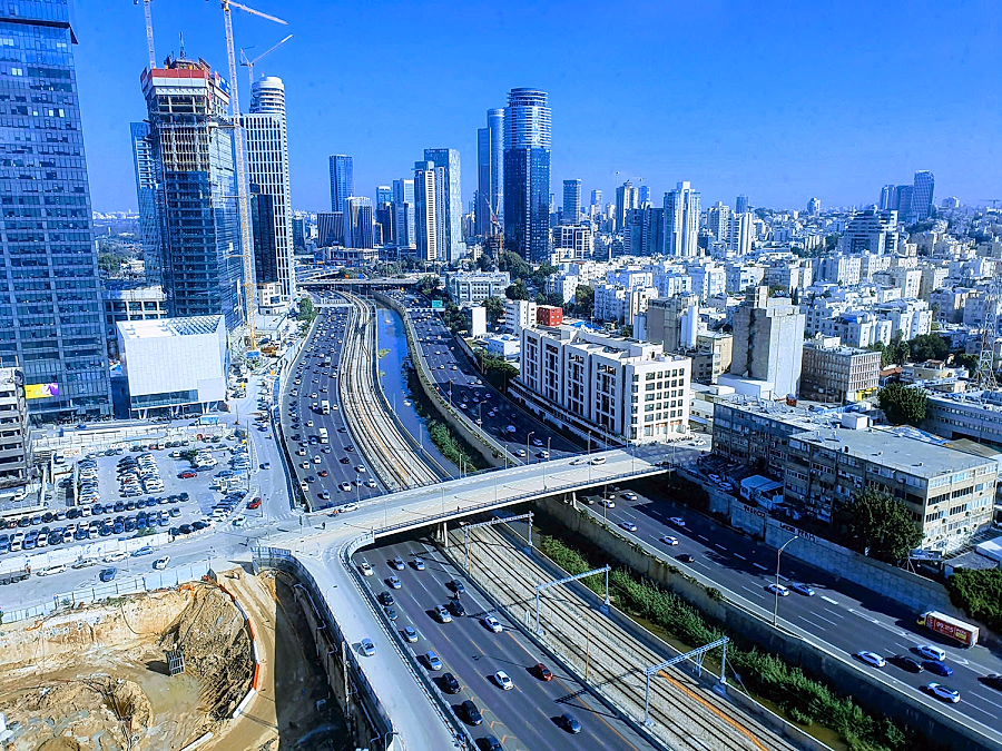Tel Aviv business district