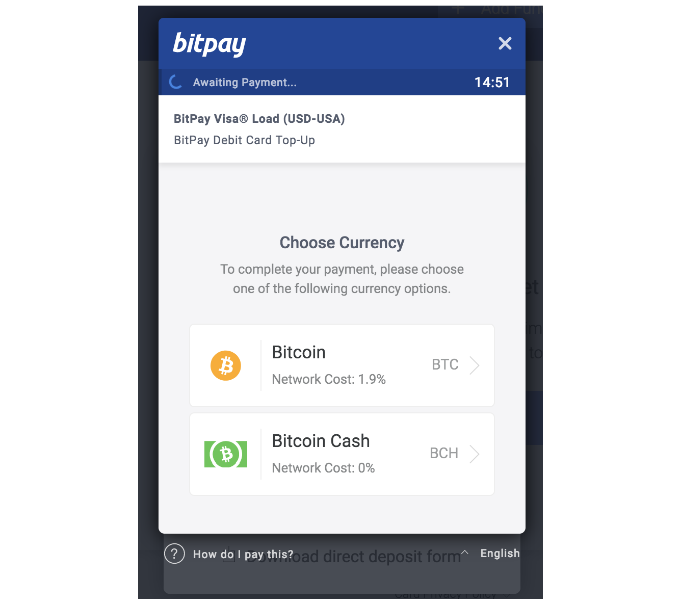 Bitcoin Cash Added To Bitpay Visa Debit Card - 