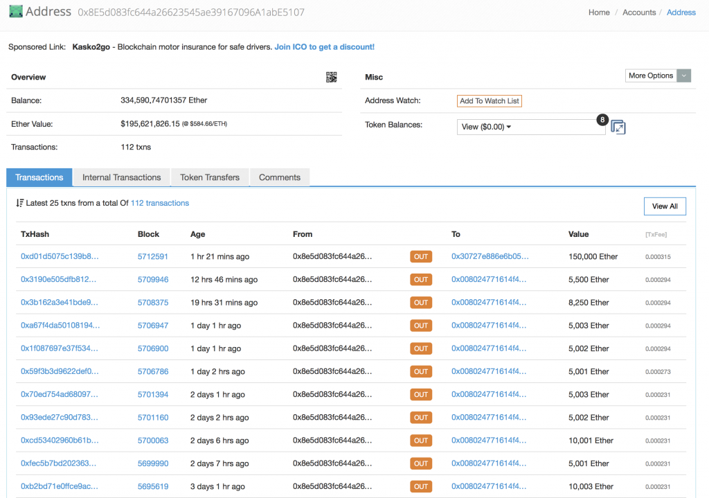 eos to eth converter