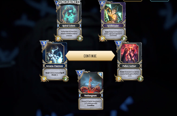 gods unchained cards gods unchained cards