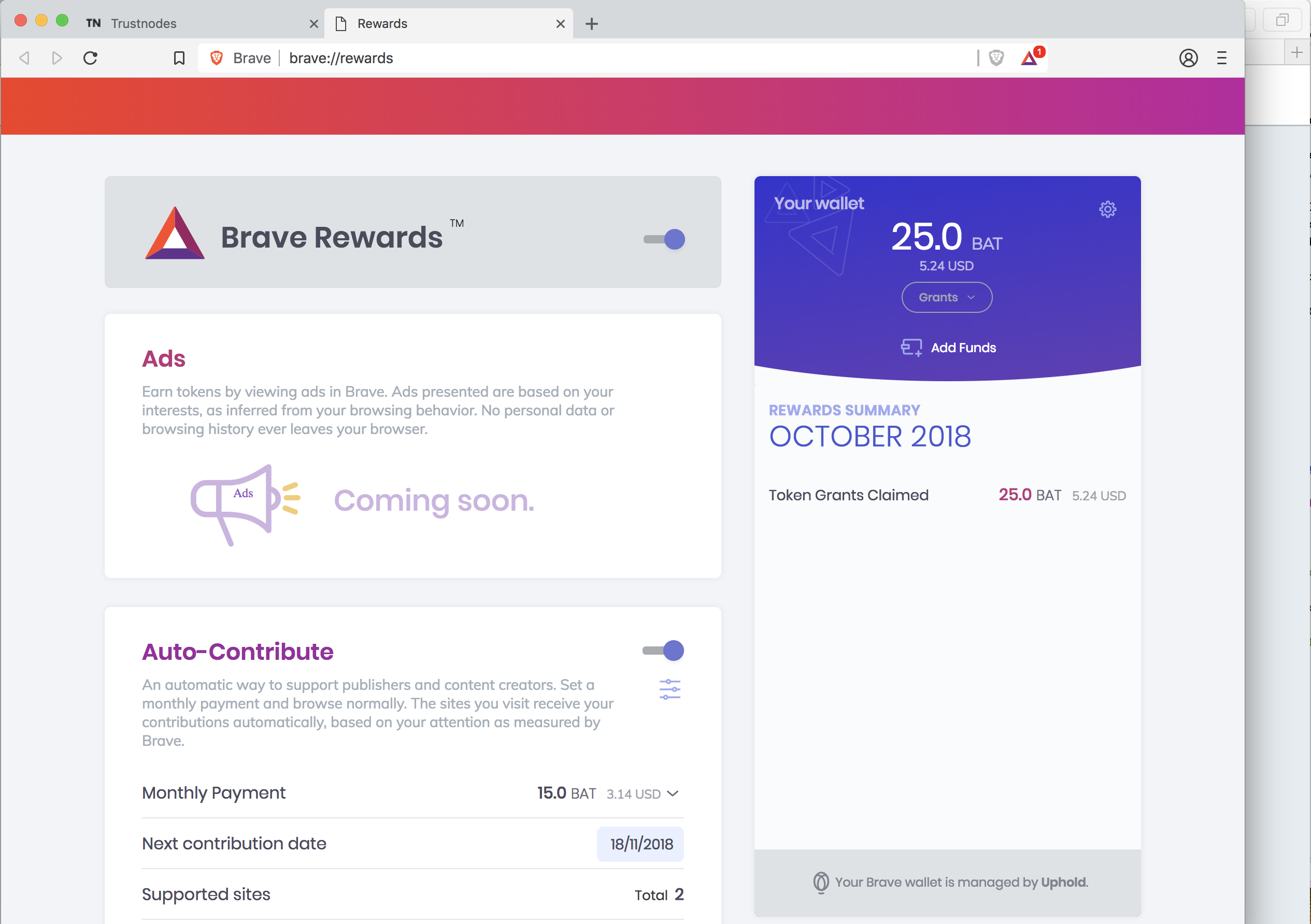 bat browser crypto bat browser crypto