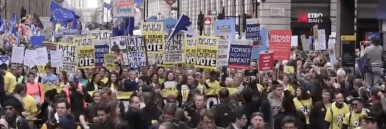Massive Crowds March For a People’s Vote on Brexit, What Would an Article 50 Revoke Mean for Crypto Blockchain?