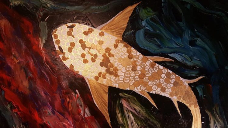 Bitcoin whale fan art, July 2019
