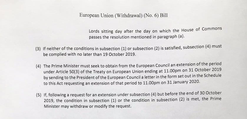 EU extension bill, Sep 2019