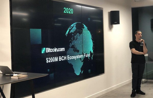 Roger Ver announcing $200 million Bitcoin Cash fund, November 2019
