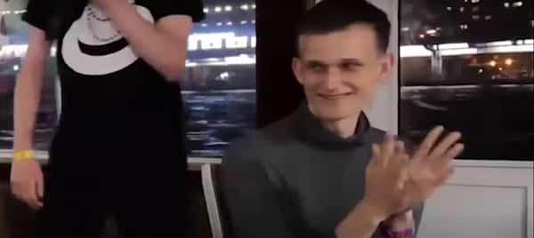 Vitalik Buterin clapping