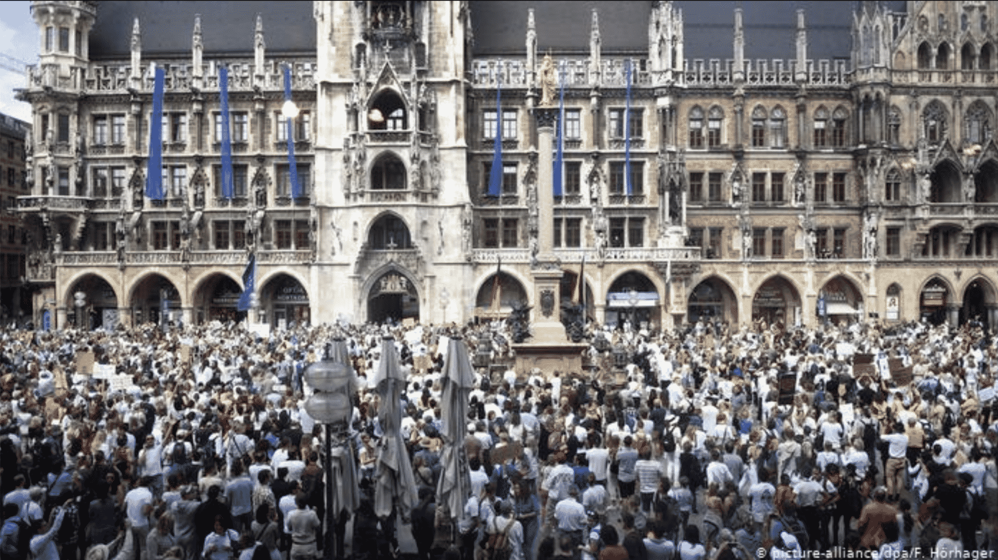 Munich town hall, Saturday May 9 2020