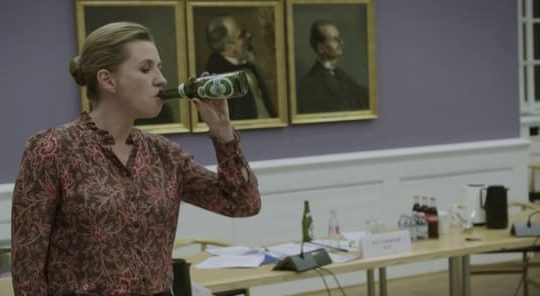 Danish prime minister, Mette Frederiksen, after negotiations of reopening.