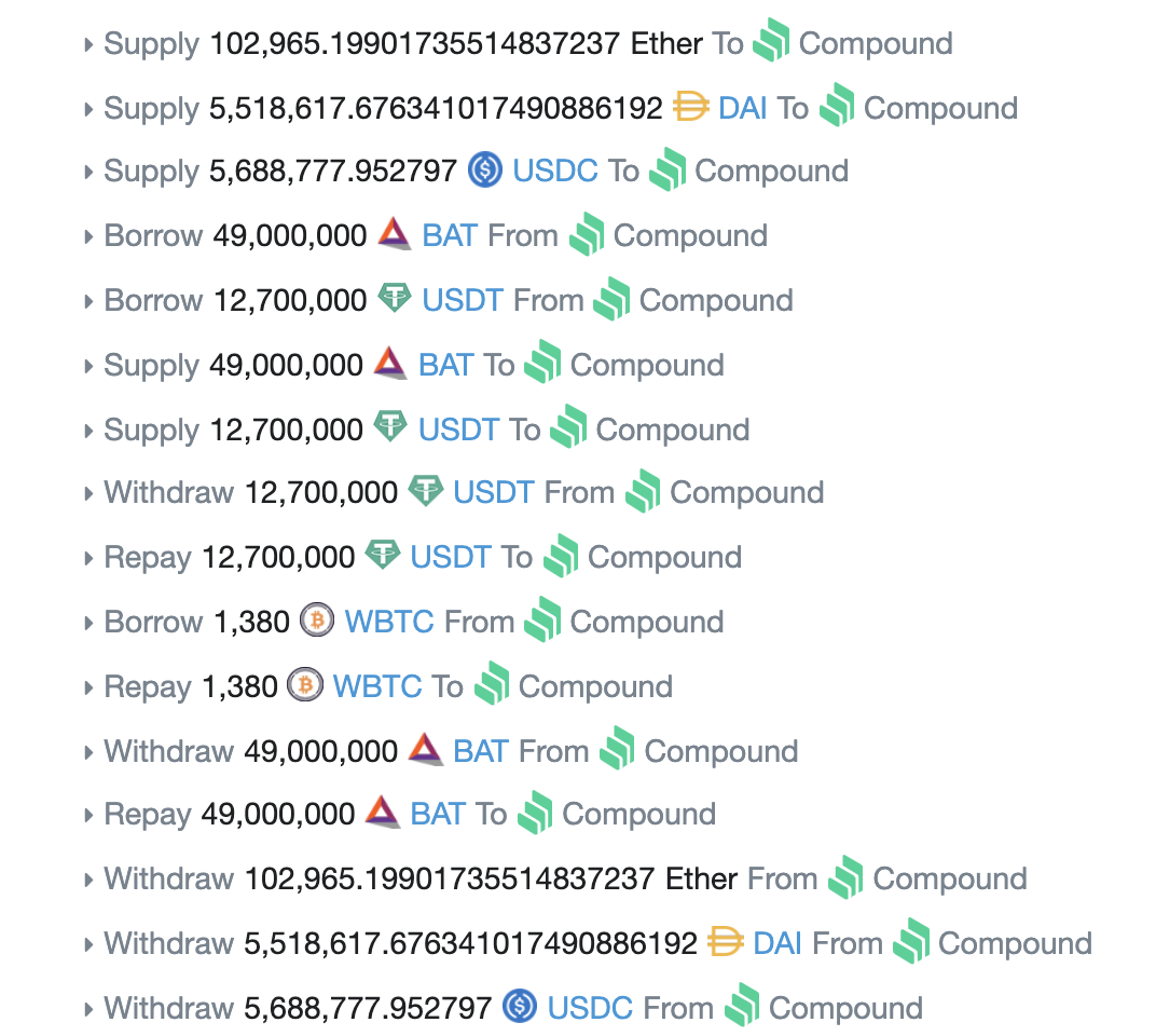 $30 million flashloan, the surface