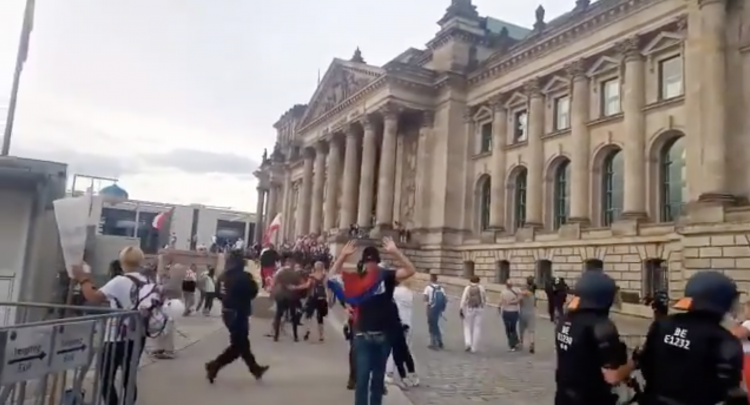 Reichstag stormed, August 2020