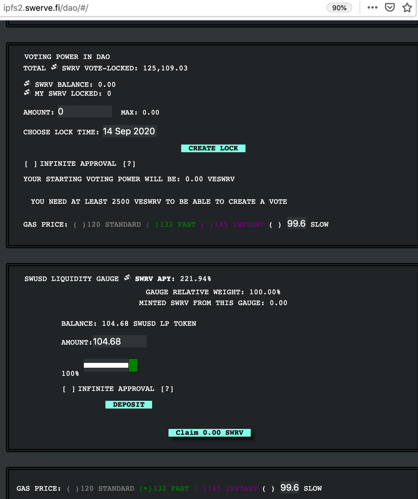 Mining SWRV, Sep 2020