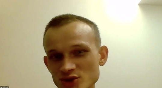 Vitalik Buterin at the ethereum 2.0 genesis launch livestream, Dec 1 2020