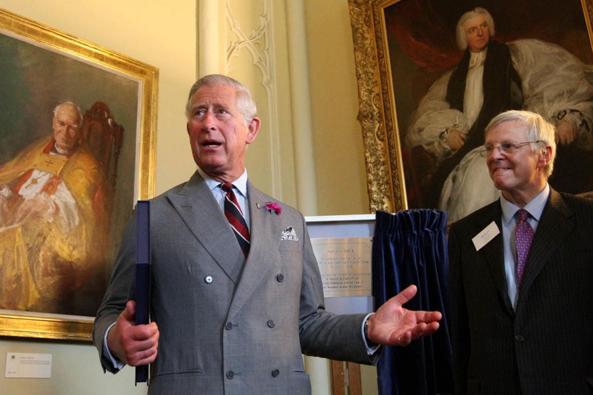 Jonathan Ruffer with Prince Charles