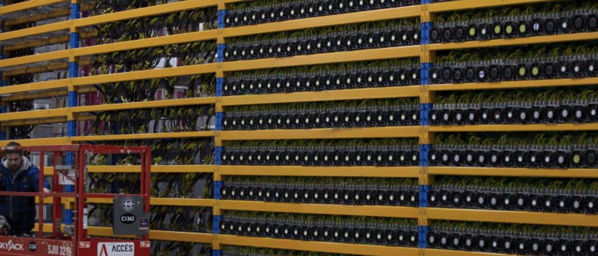 Bitfarm's bitcoin mining farm