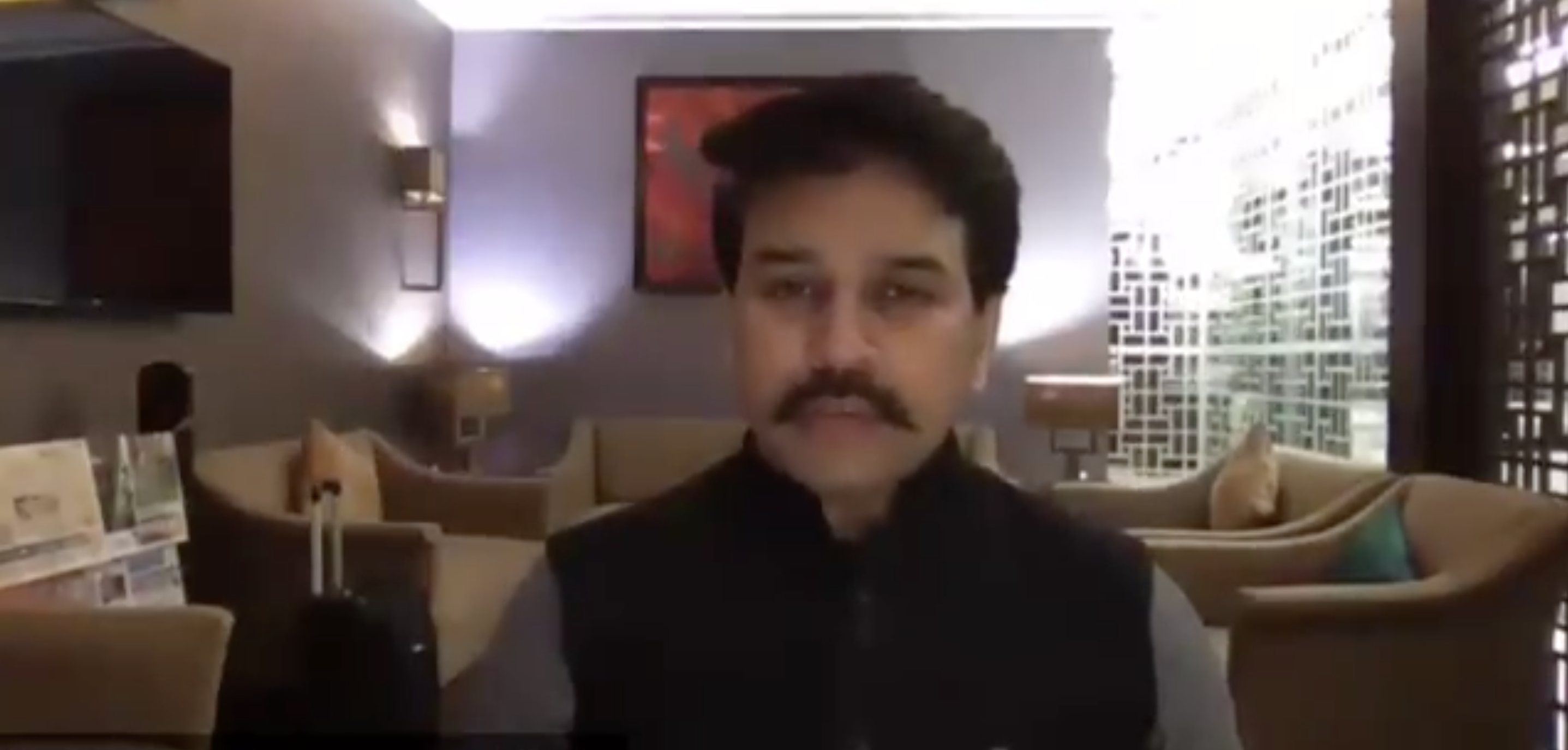 Anurag Thakur, India's Minister of Finance and Corporate Affairs