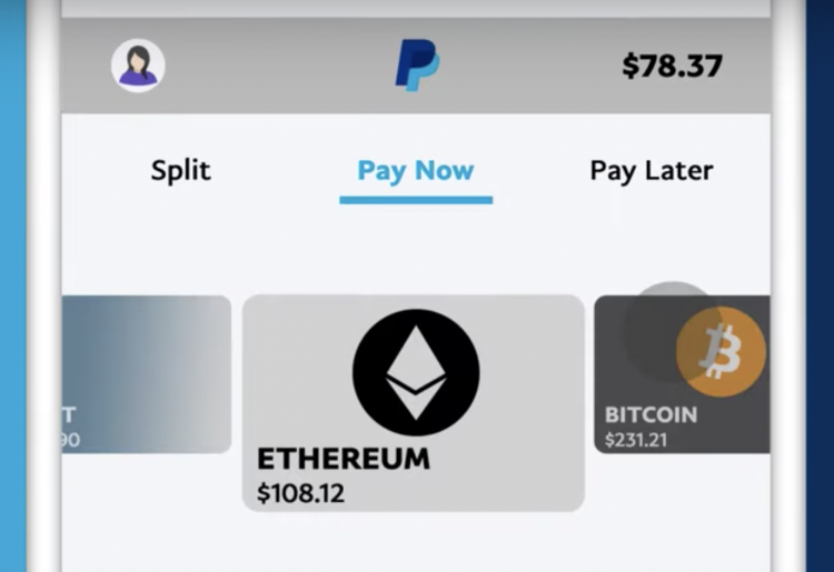 PayPal crypto payments, March 2021