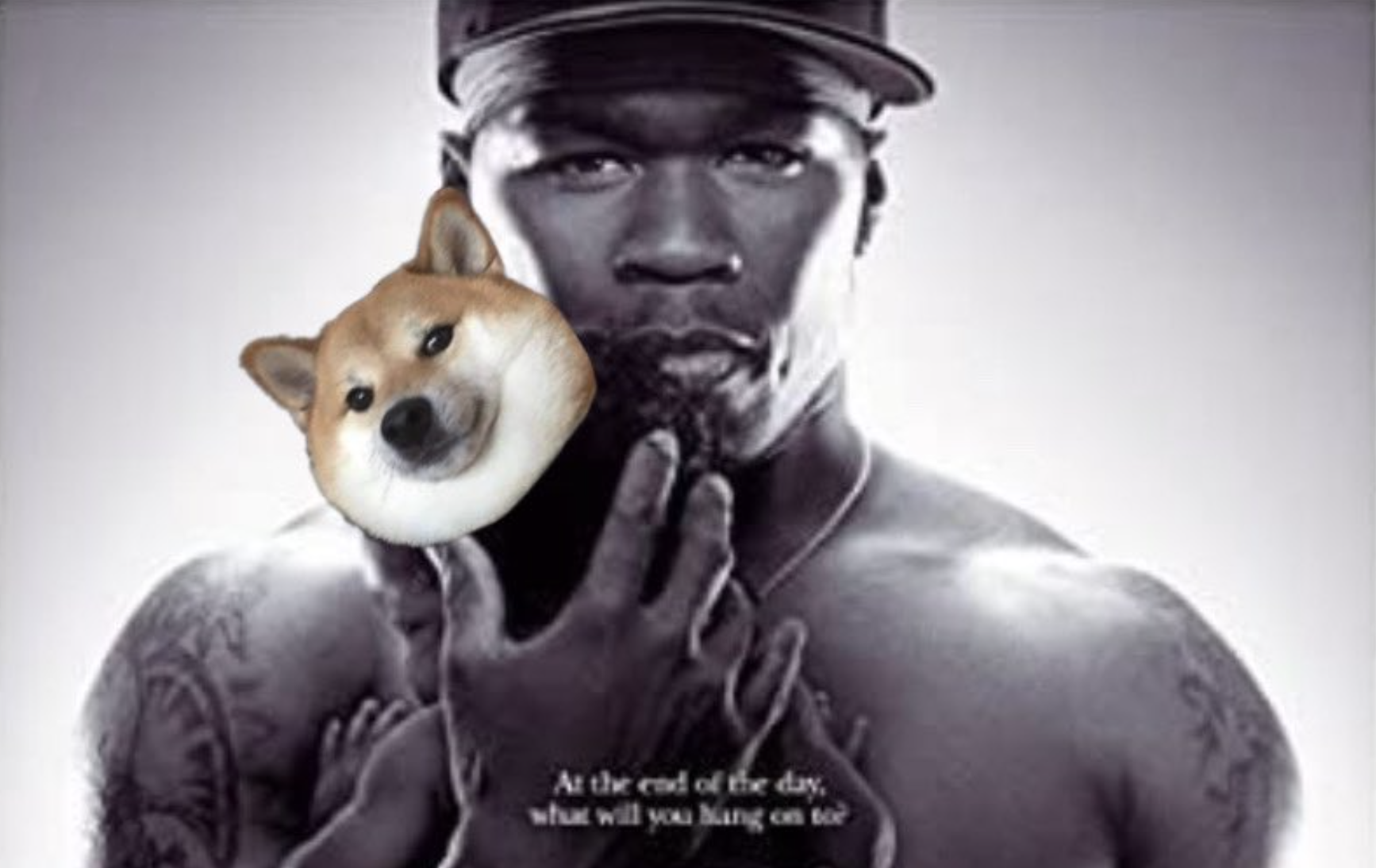 Doge 50cent meme.