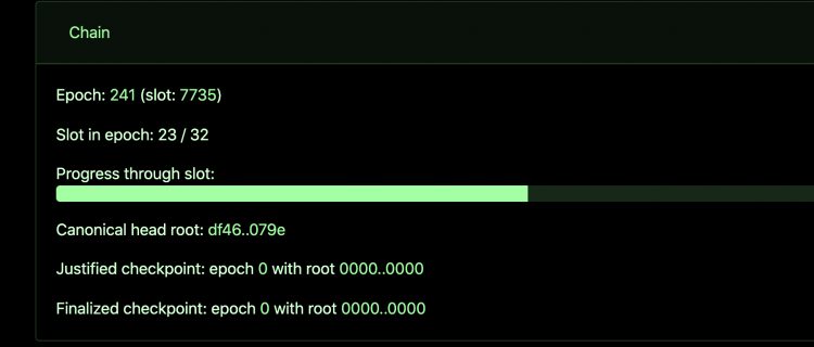 Ethereum merger devnet, May 1 2021
