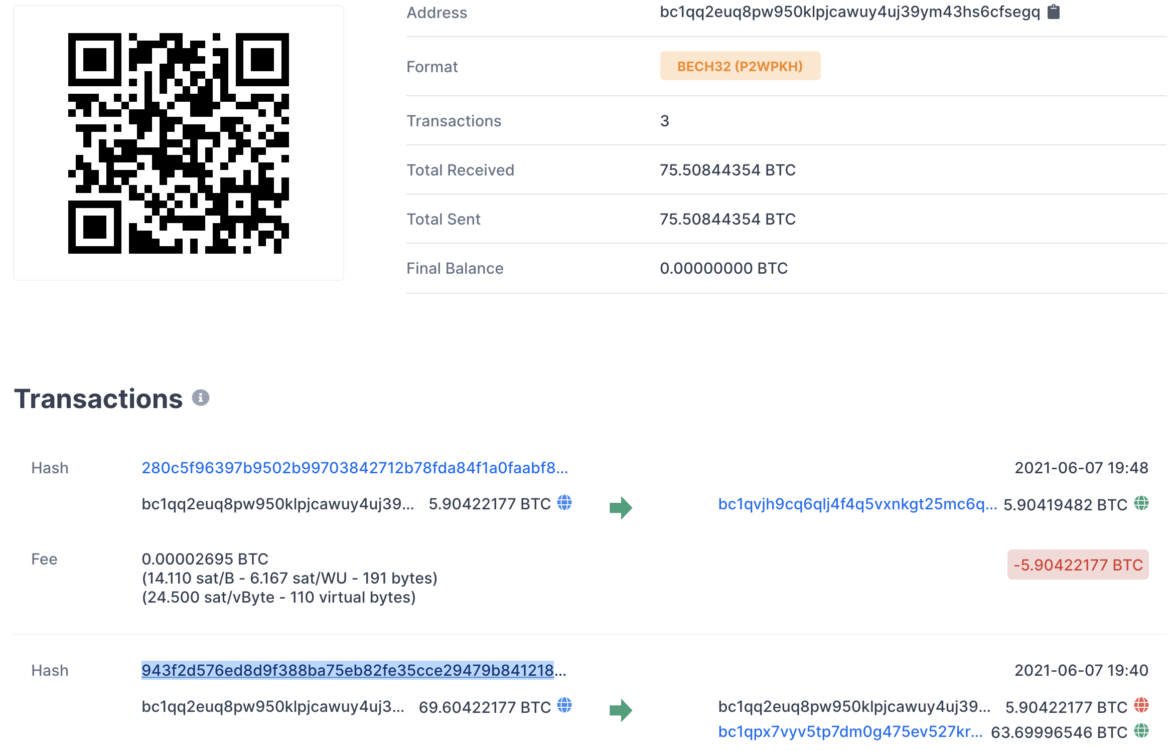 Colonial Pipeline ransomware bitcoin incautado dirección, junio de 2021