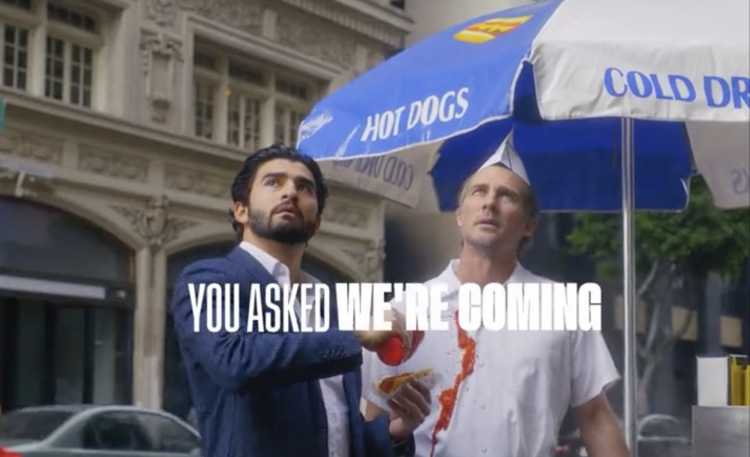 Crypto Super Bowl ad by eToro, Feb 2022