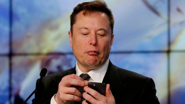 Elon Musk tapping phone