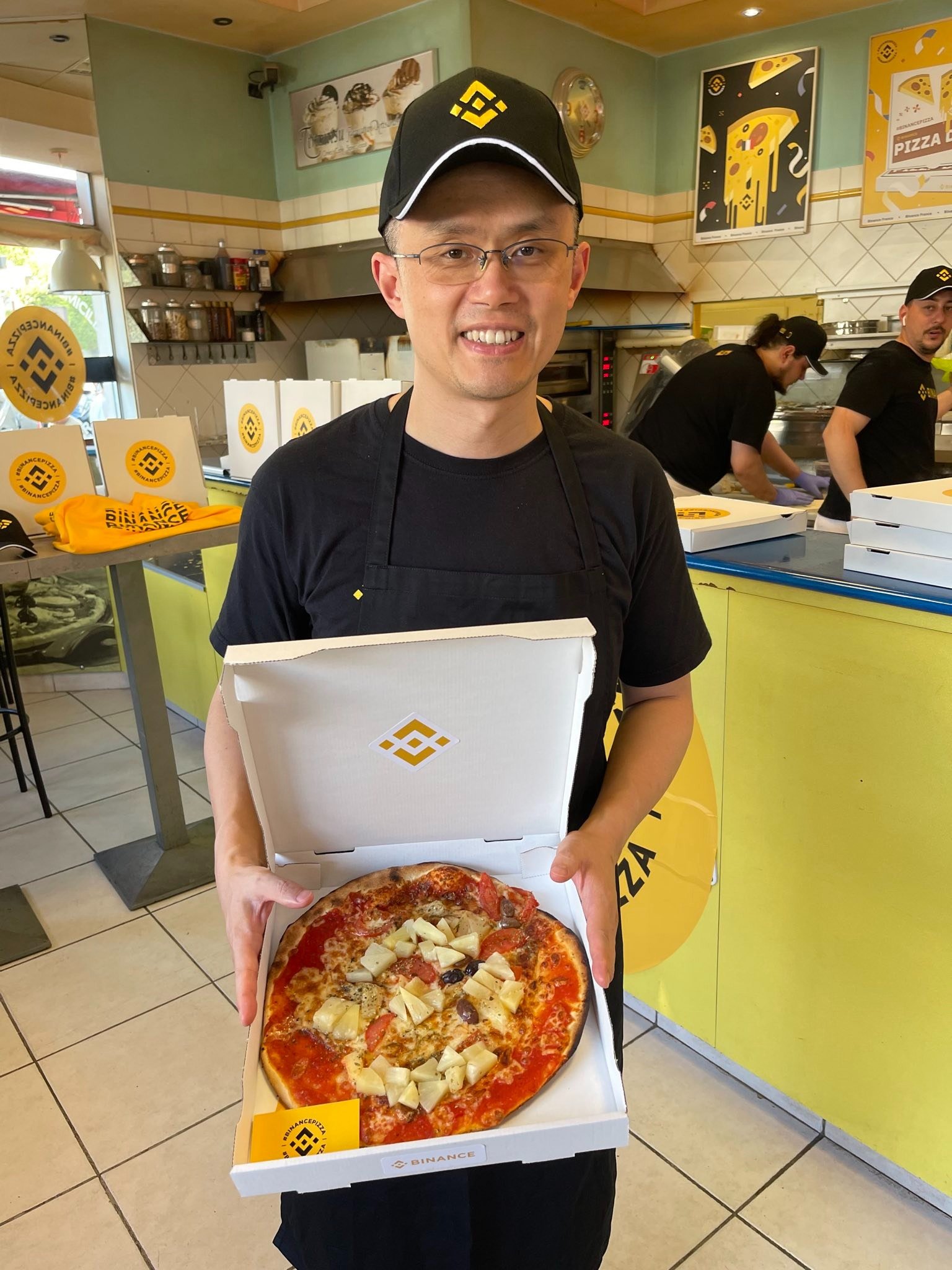 Changpeng Zhao on Happy Pizza Day, May 2022