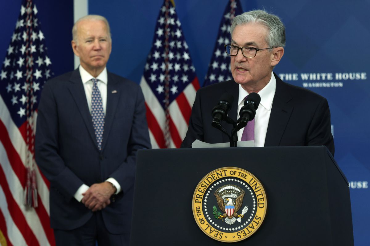 Powell with Biden during nomination