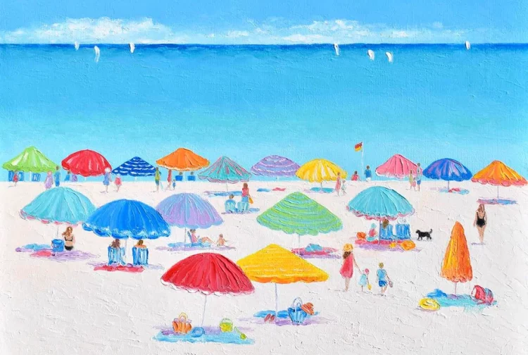 Summer of Love, Beach Painting