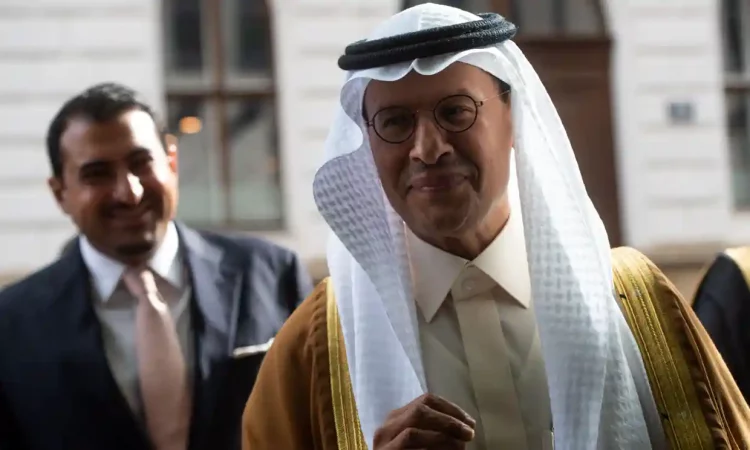 The Saudi energy minister, Abdulaziz bin Salman Al Saud, in Vienna, Oct 2022