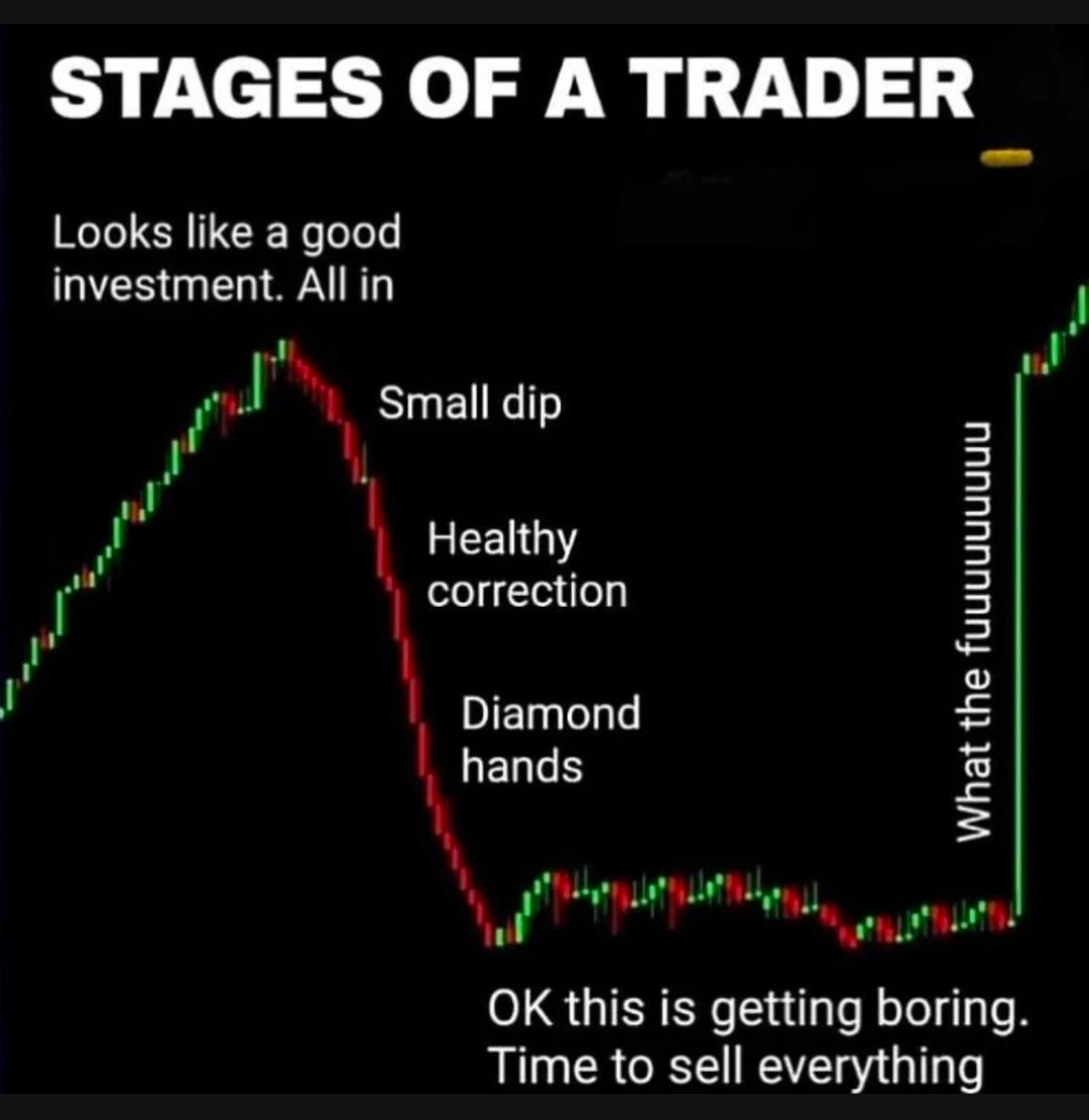 Stages of a trader meme