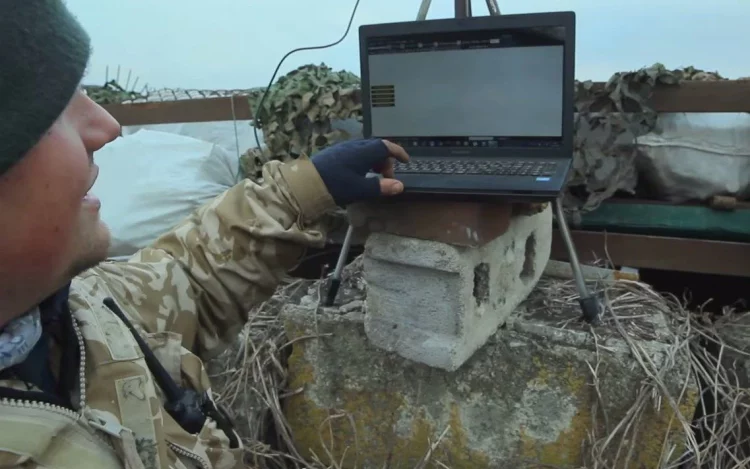 Starlink being used by the Ukrainian army