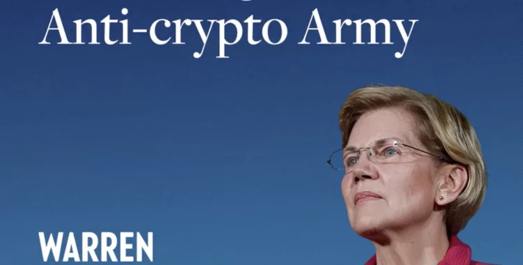 Two Faced Elizabeth Warren Allies with Banks Against Crypto, March 2023