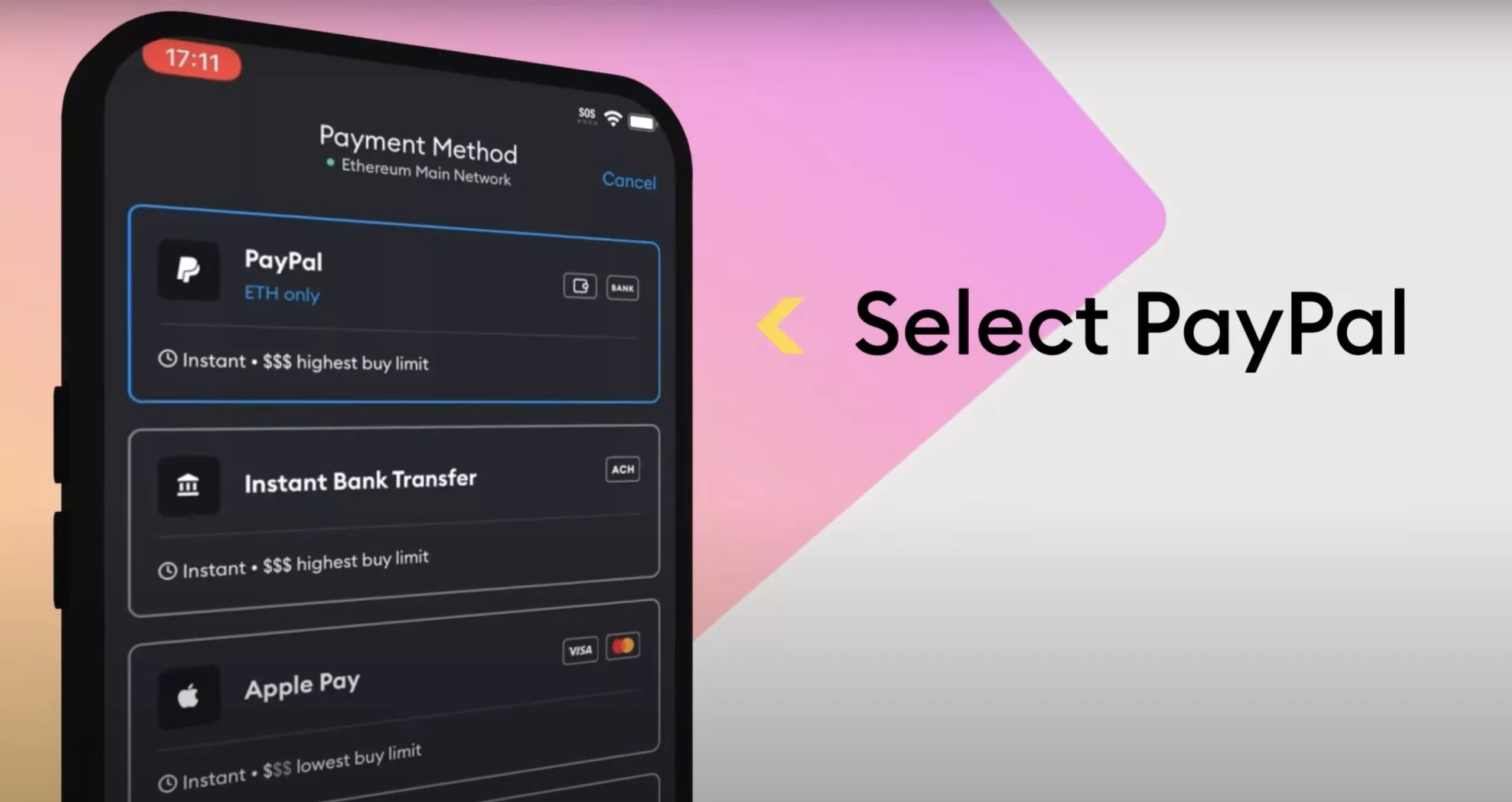 MetaMask Adds PayPal