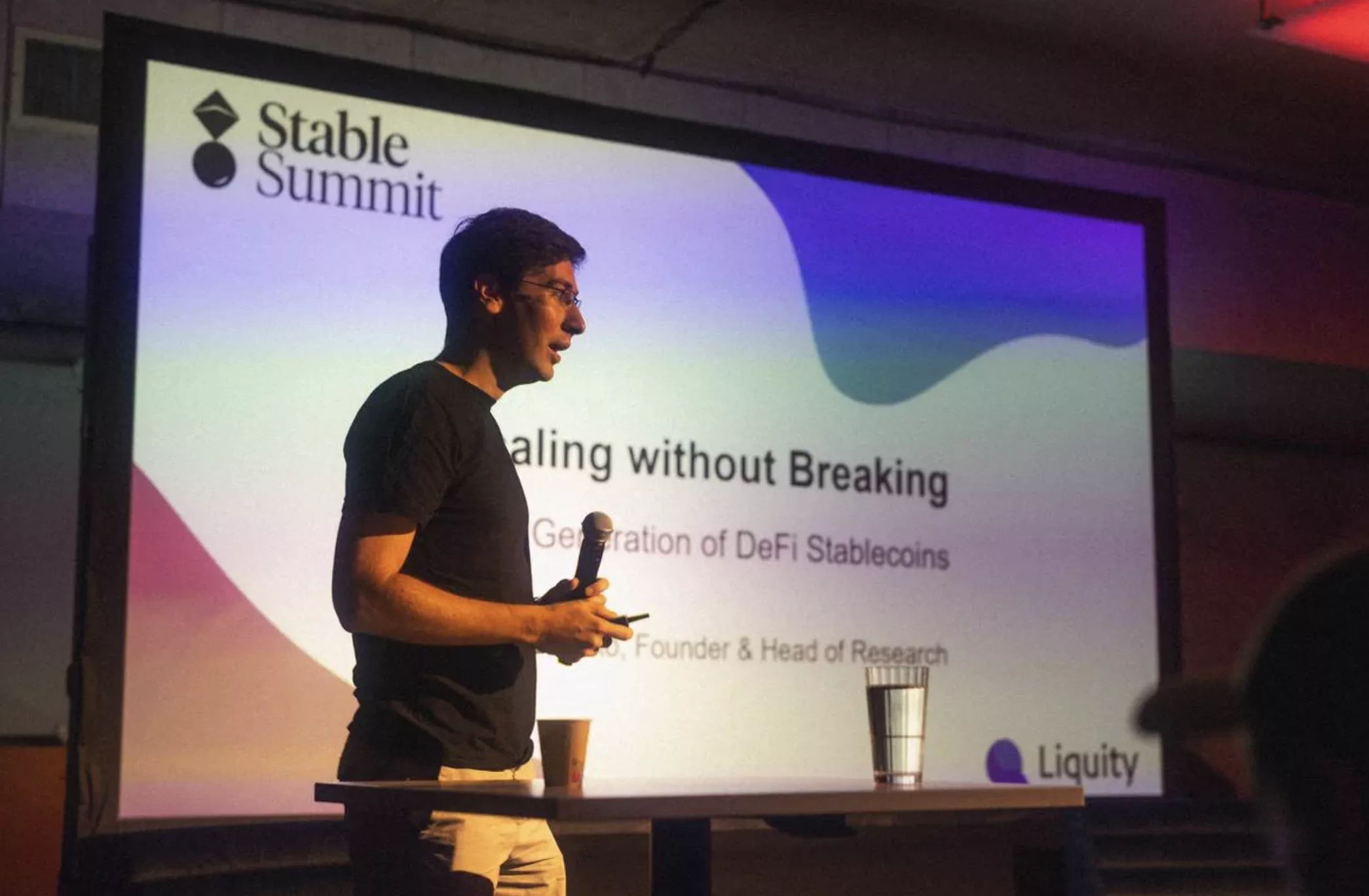 Robert Lauko, Liquity's founder at EthCC, July 2023