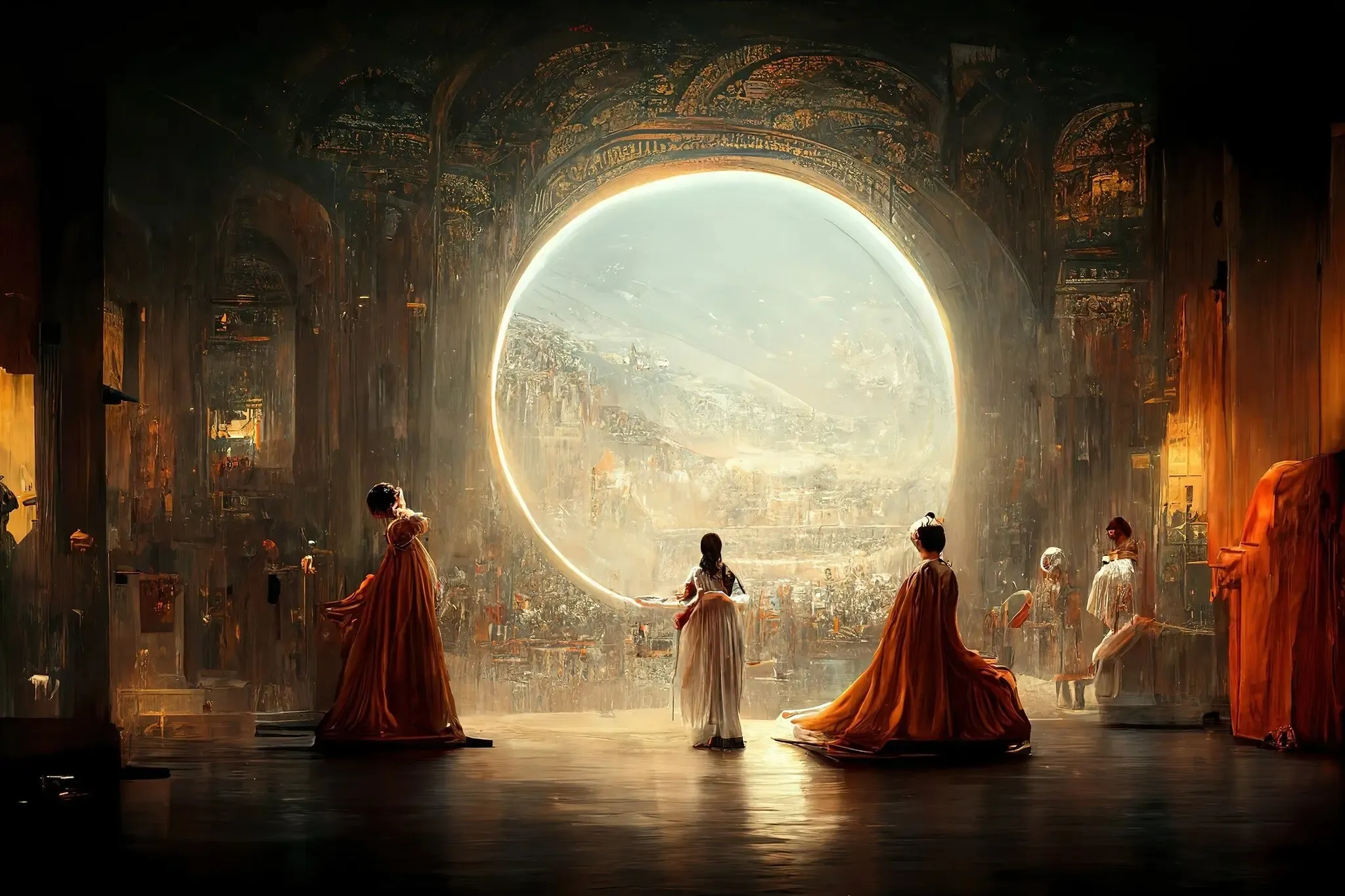 Théâtre D’opéra Spatial AI Art by Matthew Allen