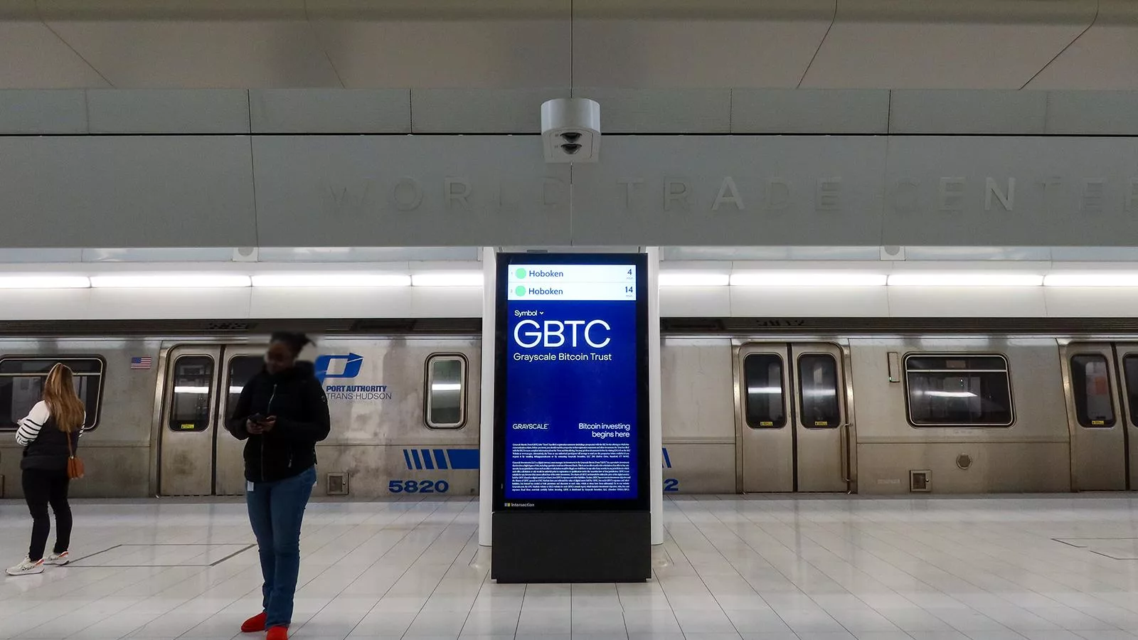 GBTC Starts  Advertising at the World Trade Center