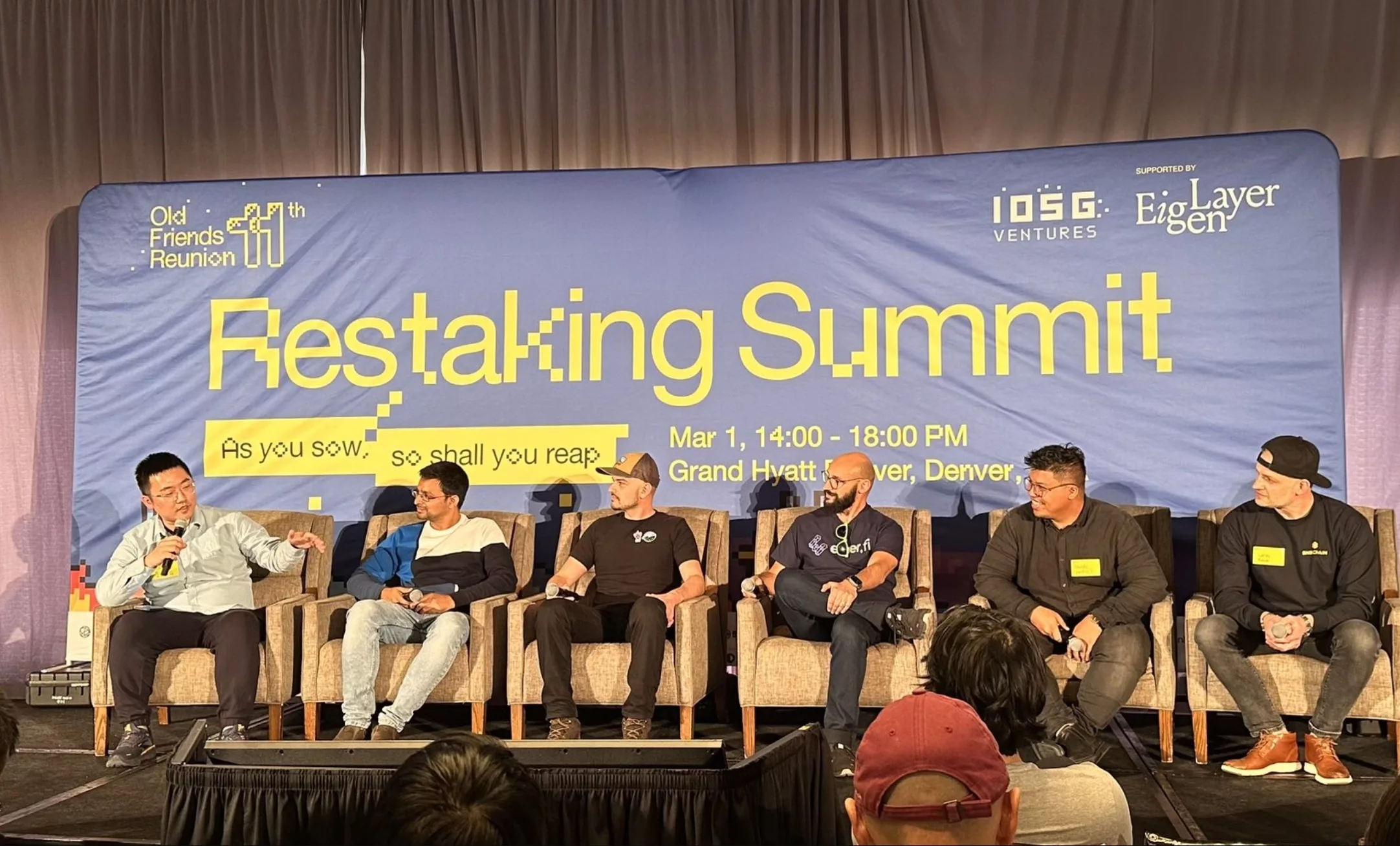 Renzo at the Restaking Summit at EthDenver, March 2024
