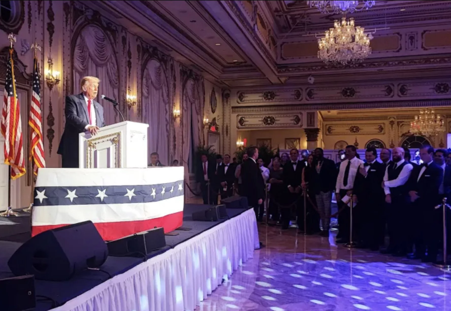 Trump NFT gala, Nov 2023