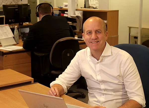 Glenn Cameron at Cartwright Offices.