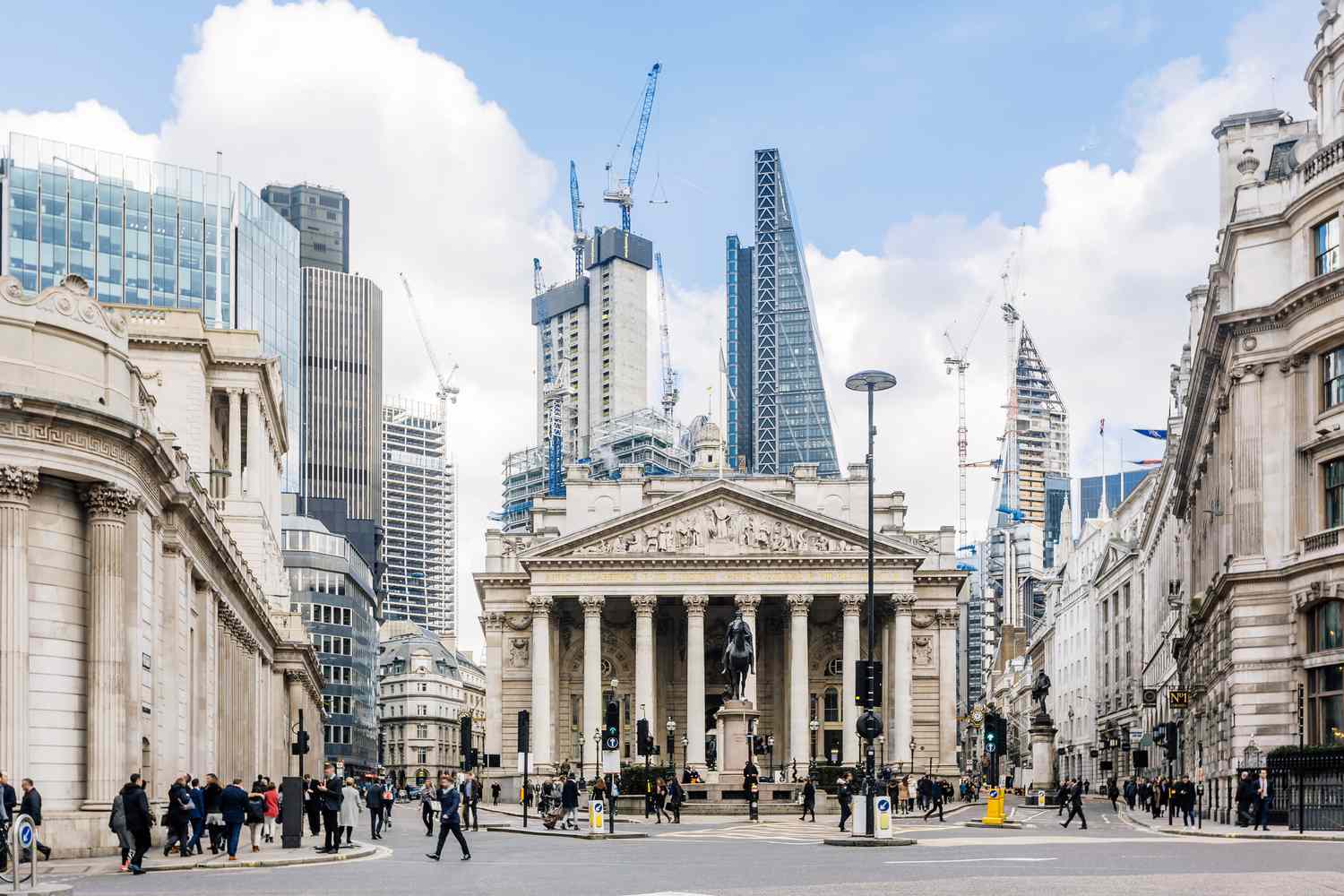 Bank of England on the left