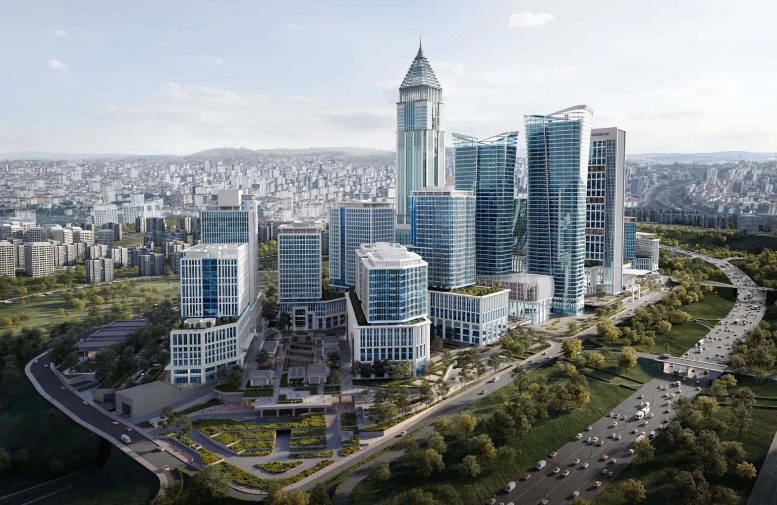 Istanbul financial district in 2023